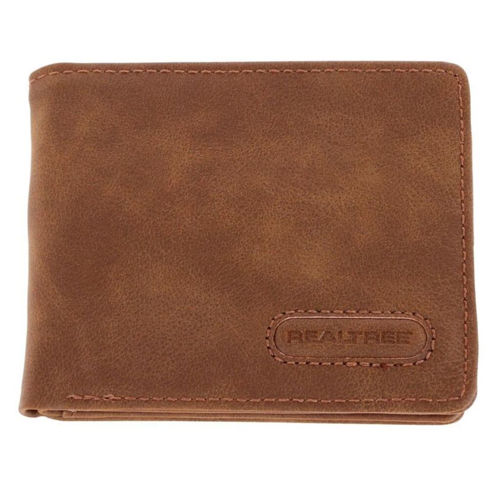 Realtree Men's Single Stitch Bifold Wallet